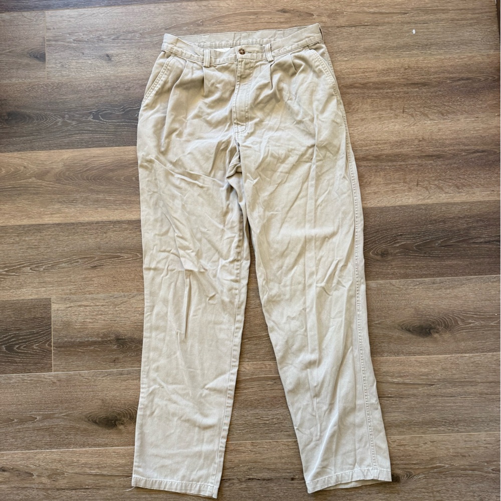 Men’s khaki denim trousers